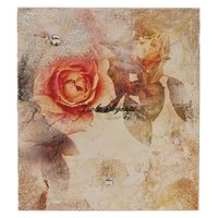 Quadro con rosa rossa