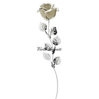 Rosa bocciolo smalto e argento vari colori - 5