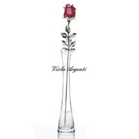Vaso monofiore con rosa