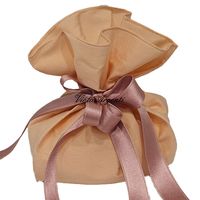 Salmon-coloured gift bag