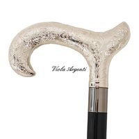 Moulded silver crutch