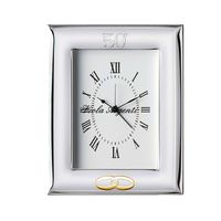 50th Anniversary Alarm Clock in Miro Silver 999