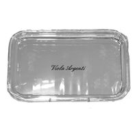 Rectangular silver tray