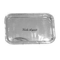 Rectangular silver tray