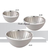 Earth-colored striped bowl