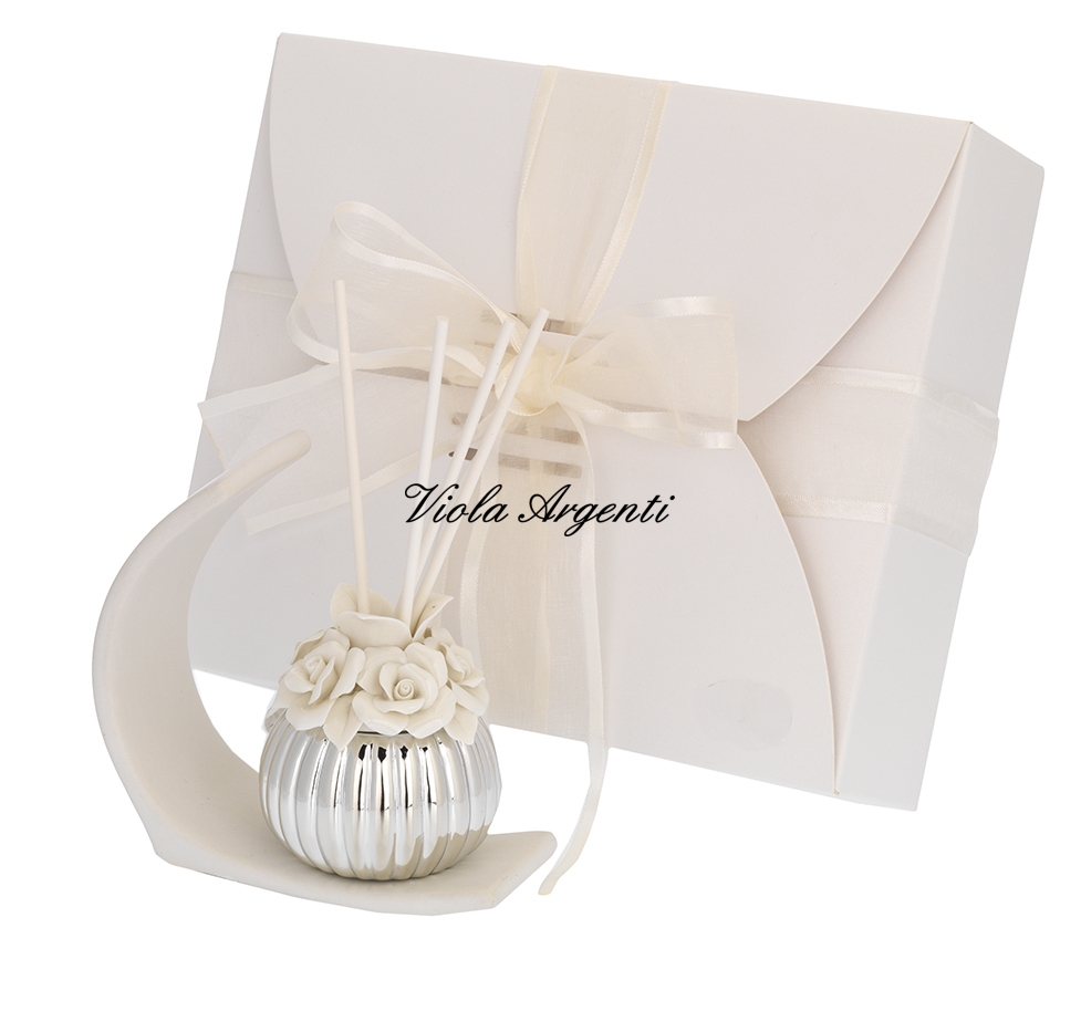 Rose fesoni perfumer with stylized arch base