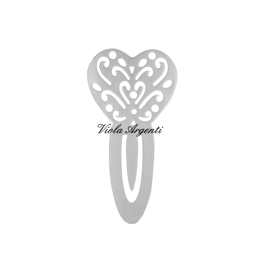 Heart bookmark di Viola Argenti. Argento online