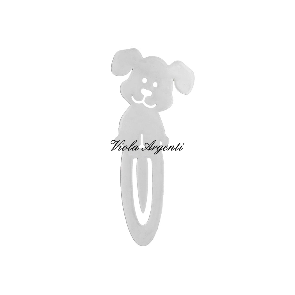 Dog bookmark di Viola Argenti. Argento online