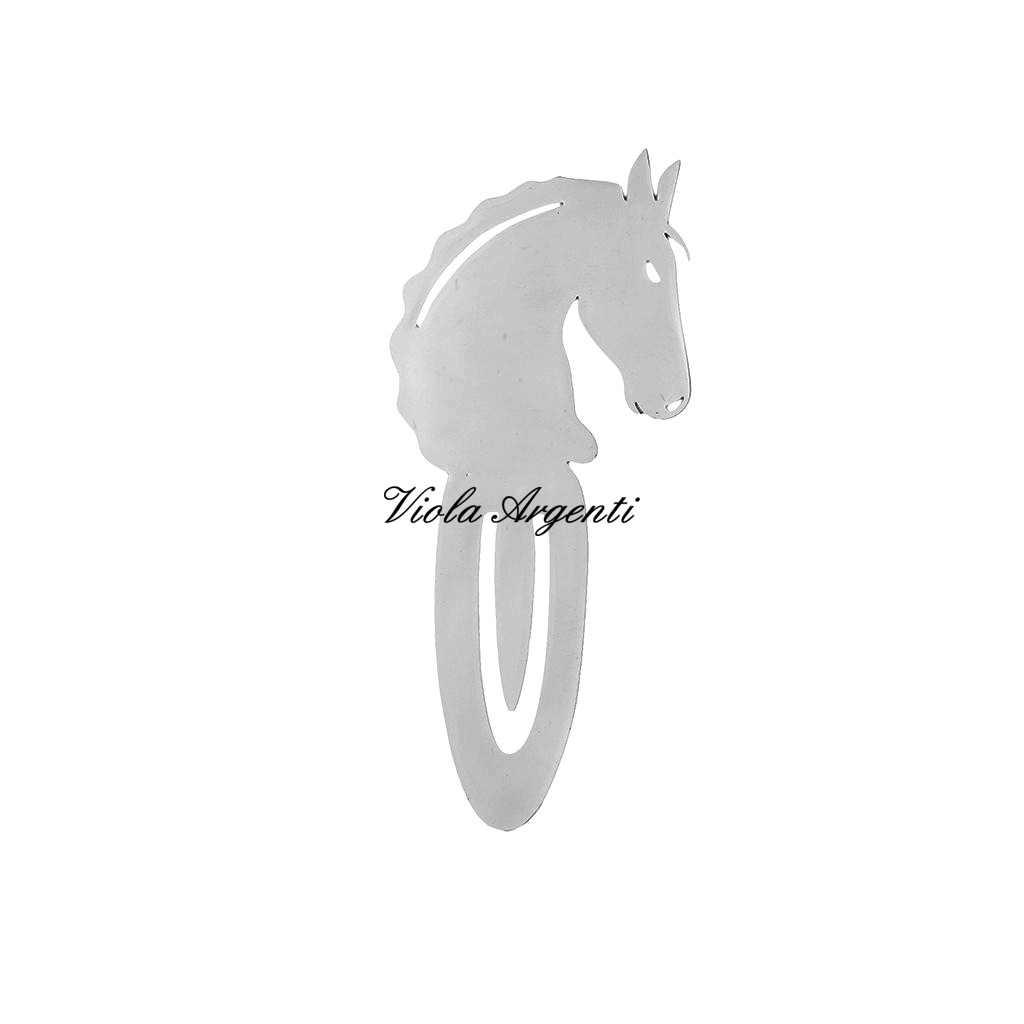 Segnalibro cavallo di Viola Argenti. Argento online