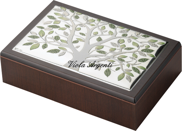 Tree of life jewelry box di Viola Argenti. Argento online