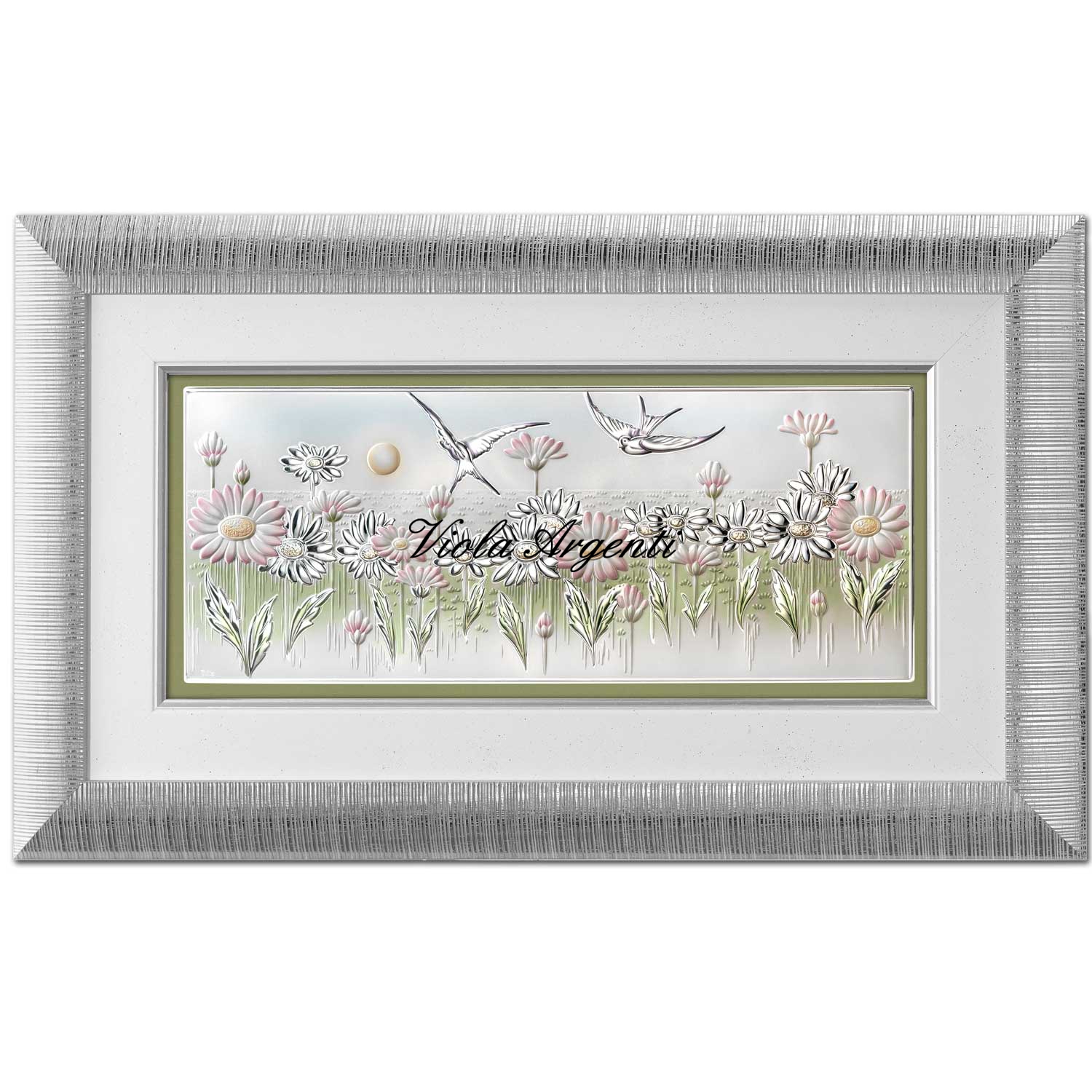 Flowery meadow framework silver di . Argento online