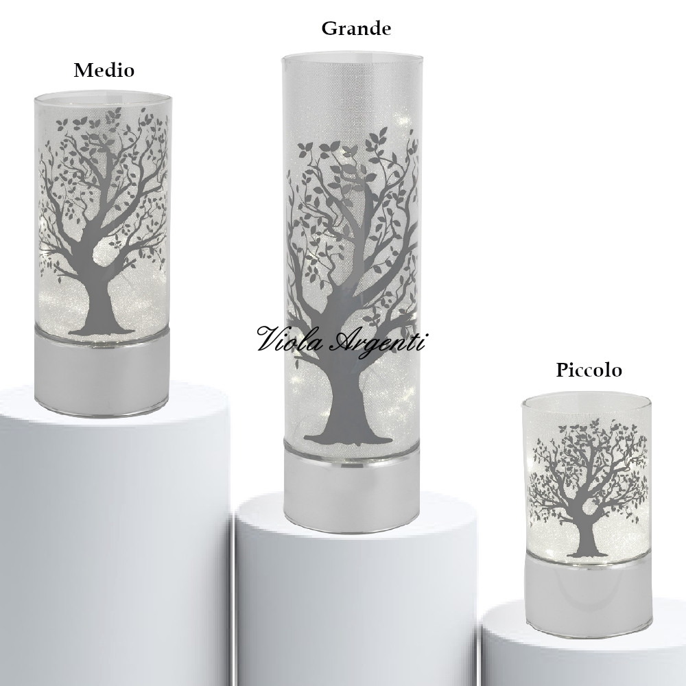 Tall tree of life lamp di . Argento online