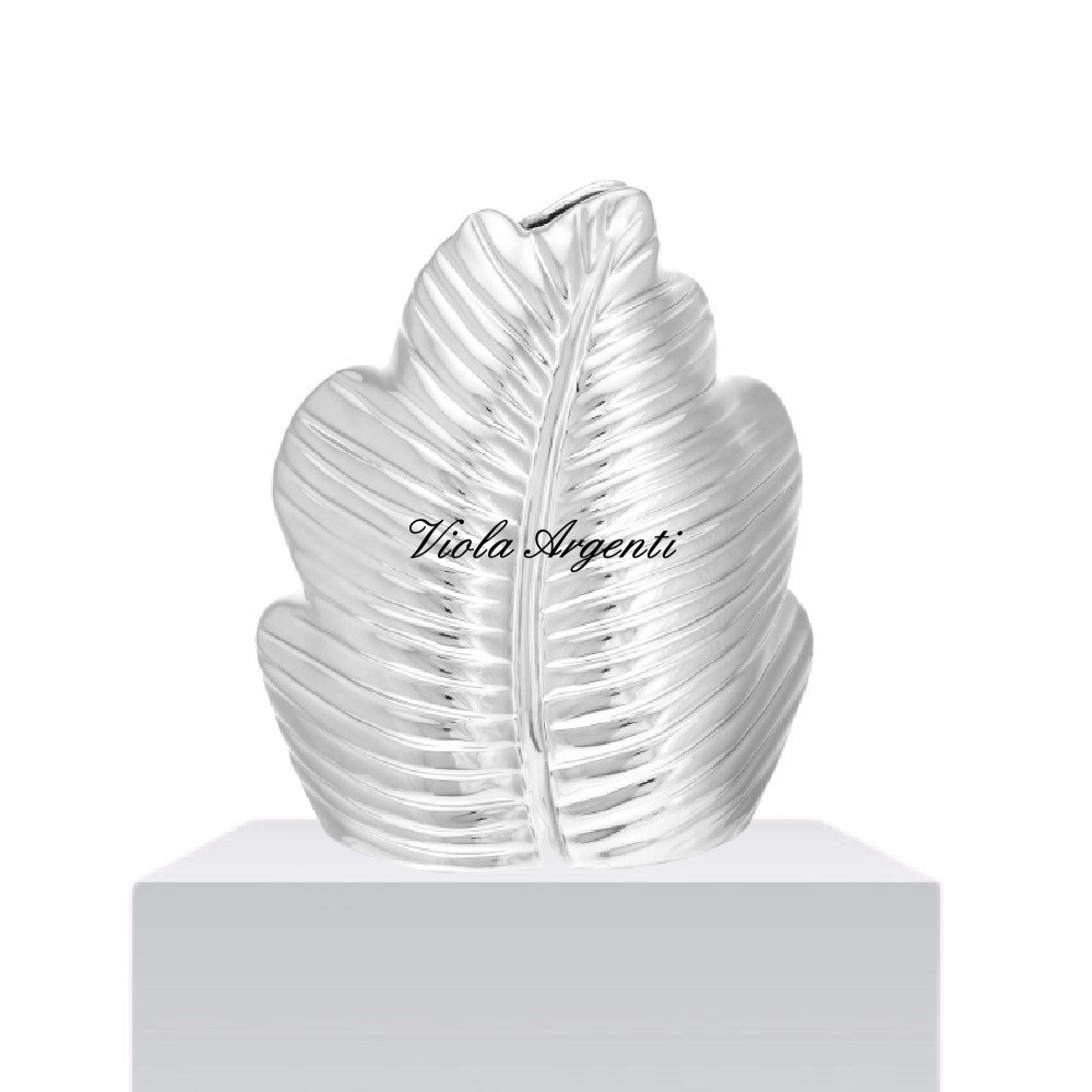 Leaf shape vase di Viola Argenti. Argento online