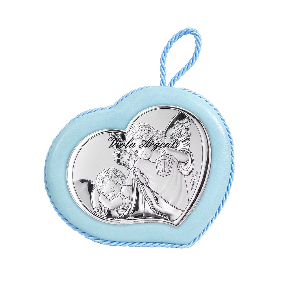 Heavenly guardian angel medallion Valenti Argenti