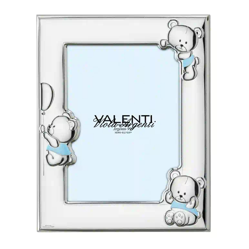 Valenti Frame with blue teddy bears