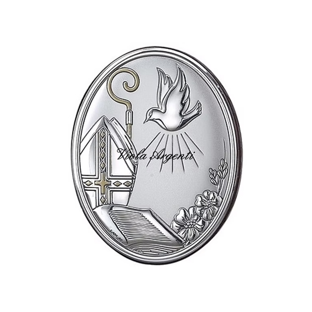 Sacred Confirmation Medal Valenti Argenti