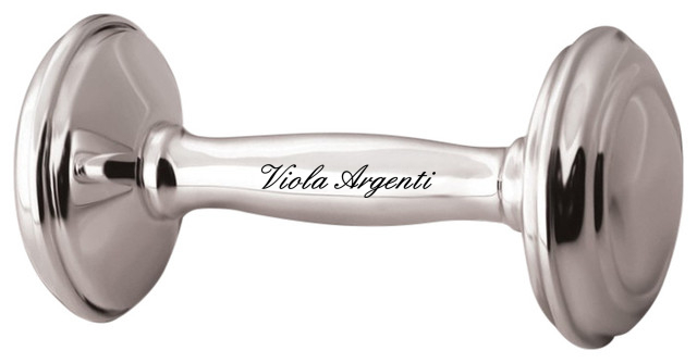Barbell rattle di Viola Argenti. Argento online