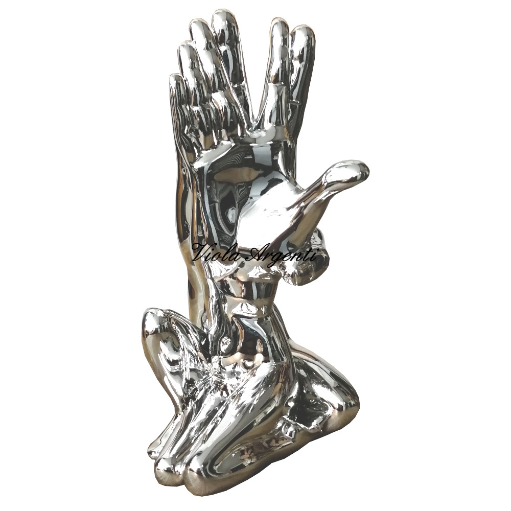 Statua mani di Viola Argenti. Argento online