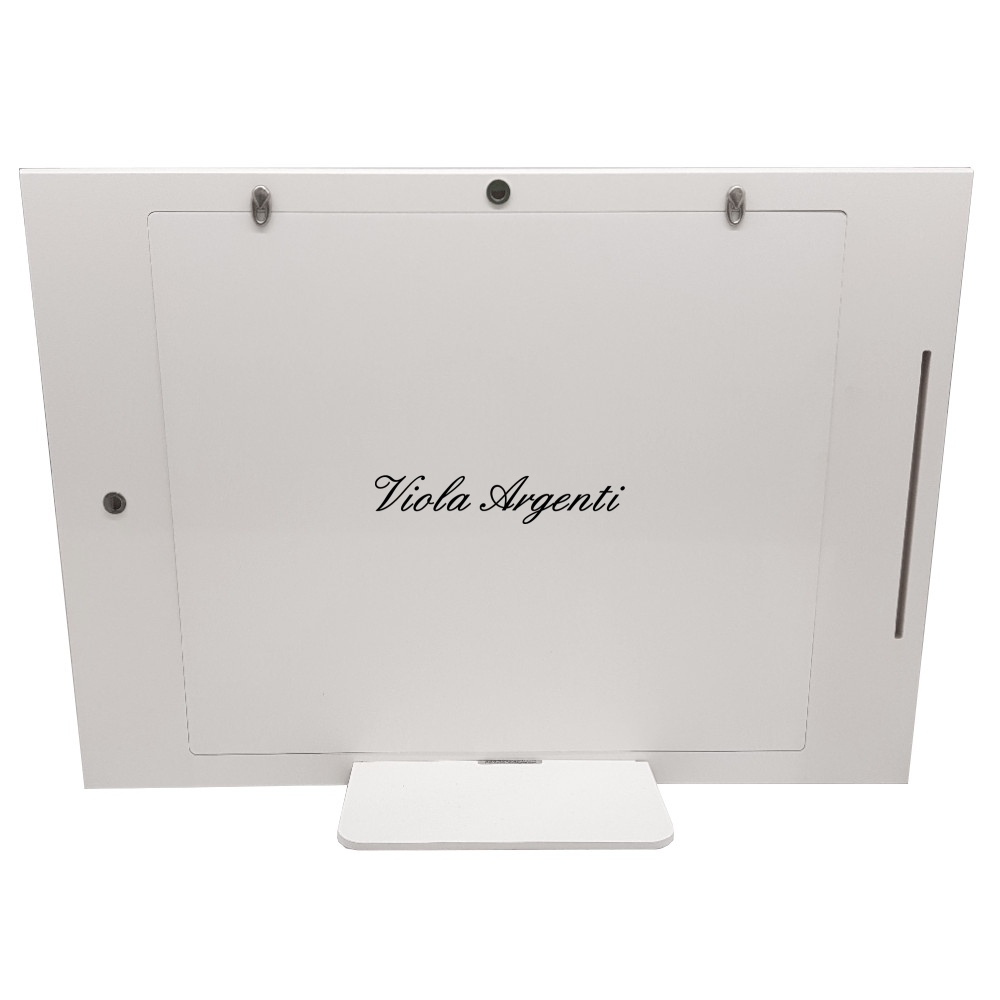 Cornice martellata con specchio