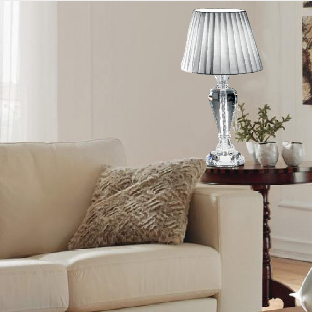 Lampada fusto tondo cono
