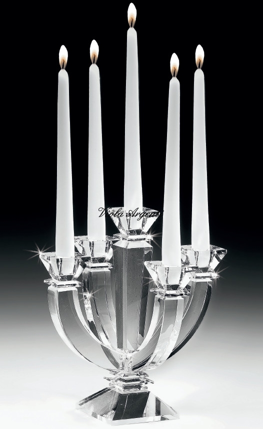 Candeliere 5 fiamme di Viola Argenti. Argento online