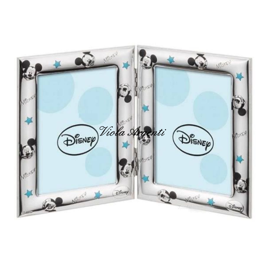 Mickey Mouse double frame di Walt Disney. Argento online