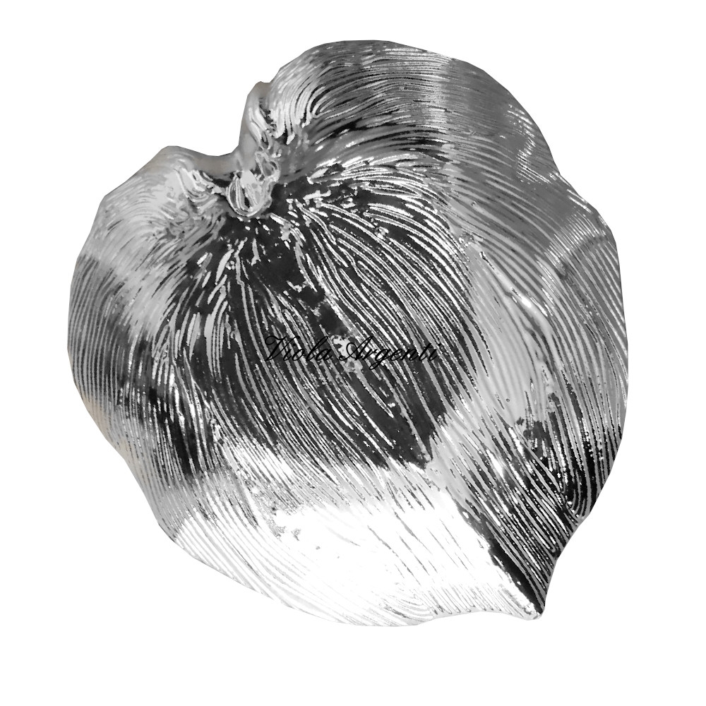 Silver palm leaf plate - 3