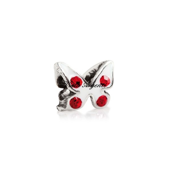 Red swarovski butterfly