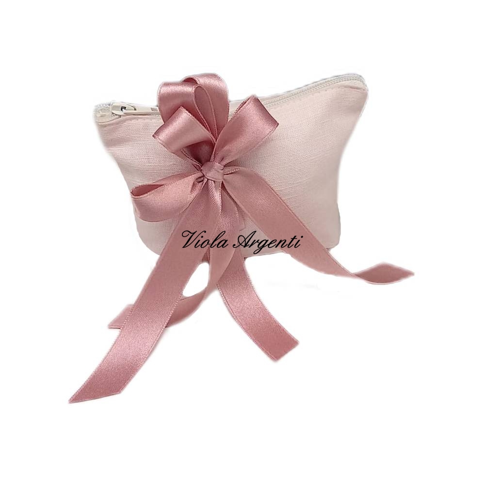 Pink zip pouch di Viola Argenti. Argento online