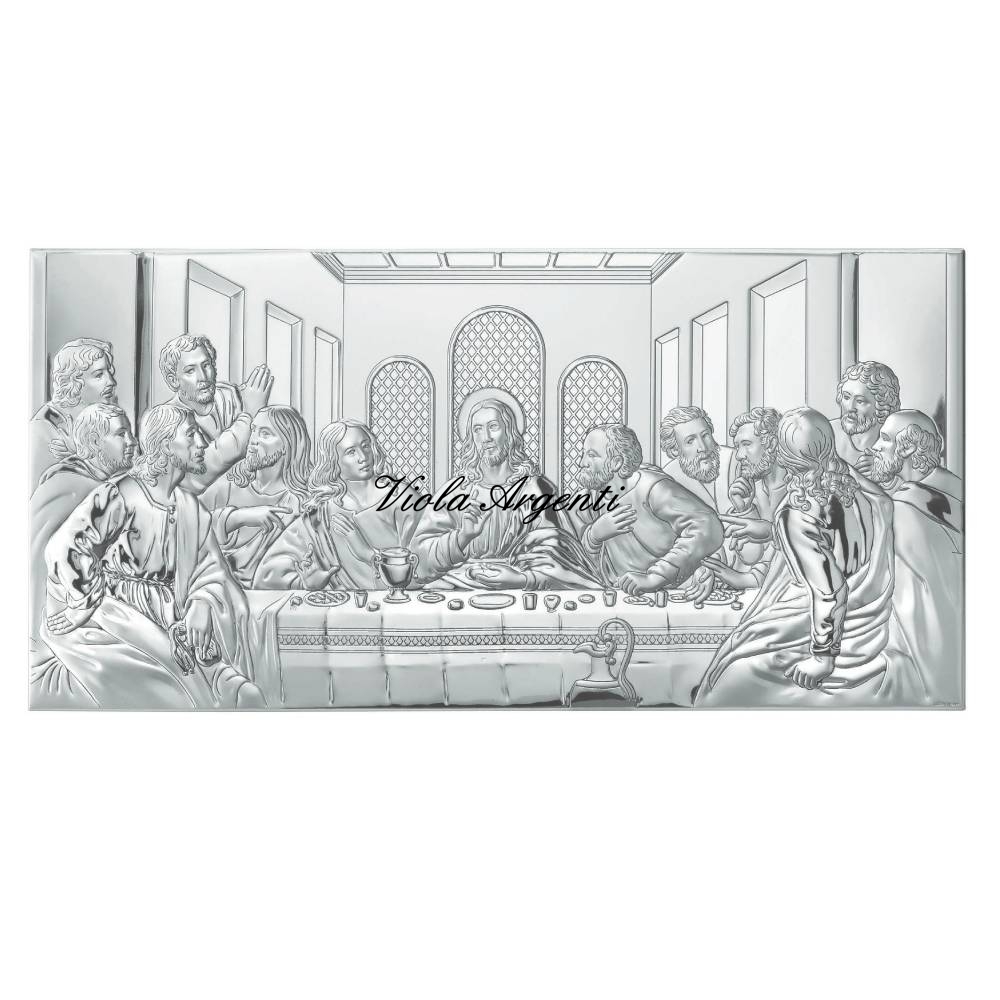 Pannello Ultima Cena di Viola Argenti. Argento online