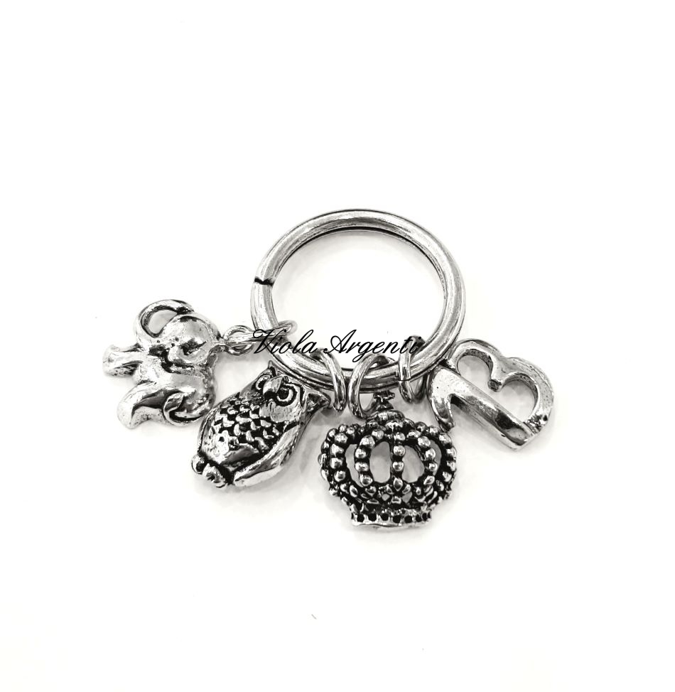 800/925 Silver keychain