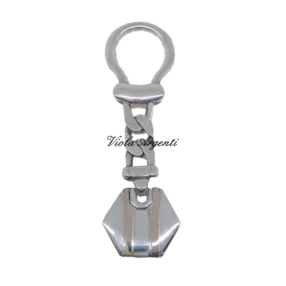800/925 Silver keychain