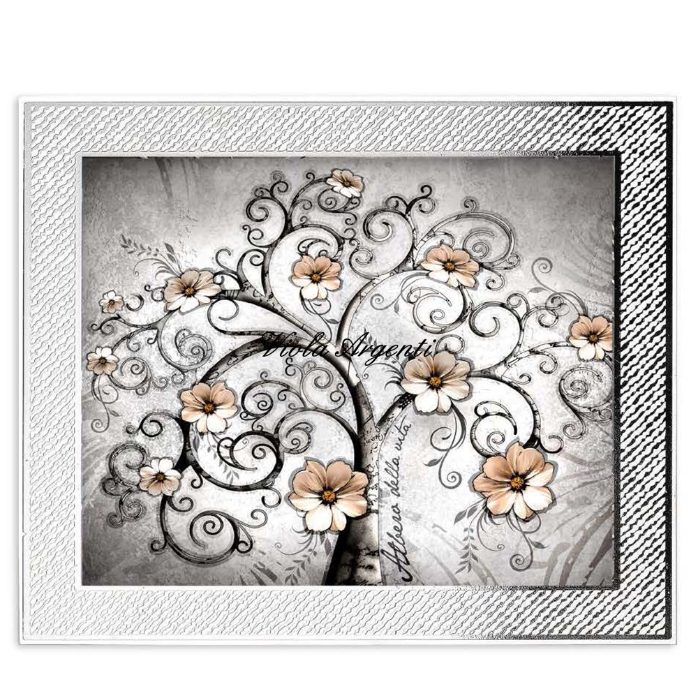 Tree of life painting frame Valenti Argenti