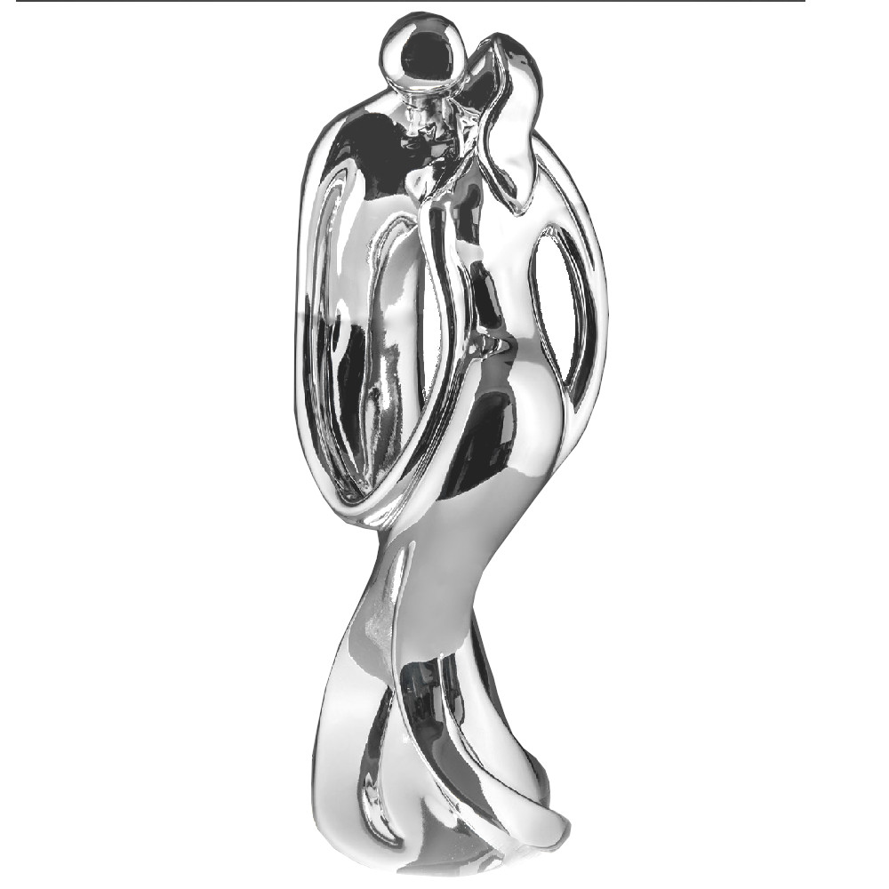 Stylized kiss couple di Viola Argenti. Argento online