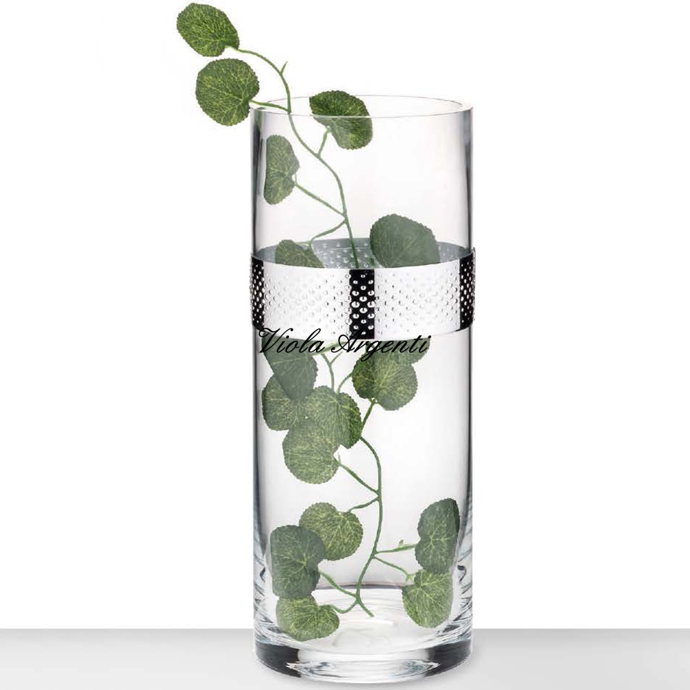 Vase with bubble band Valenti Argenti