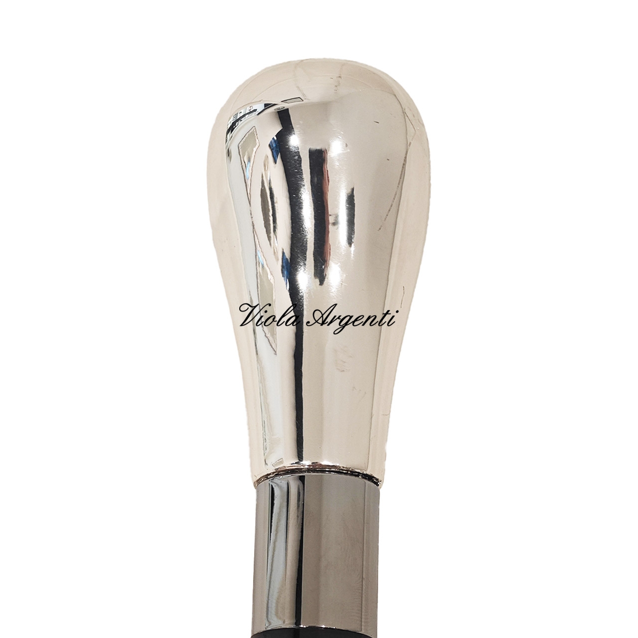 Bastone pomolo argento - 3