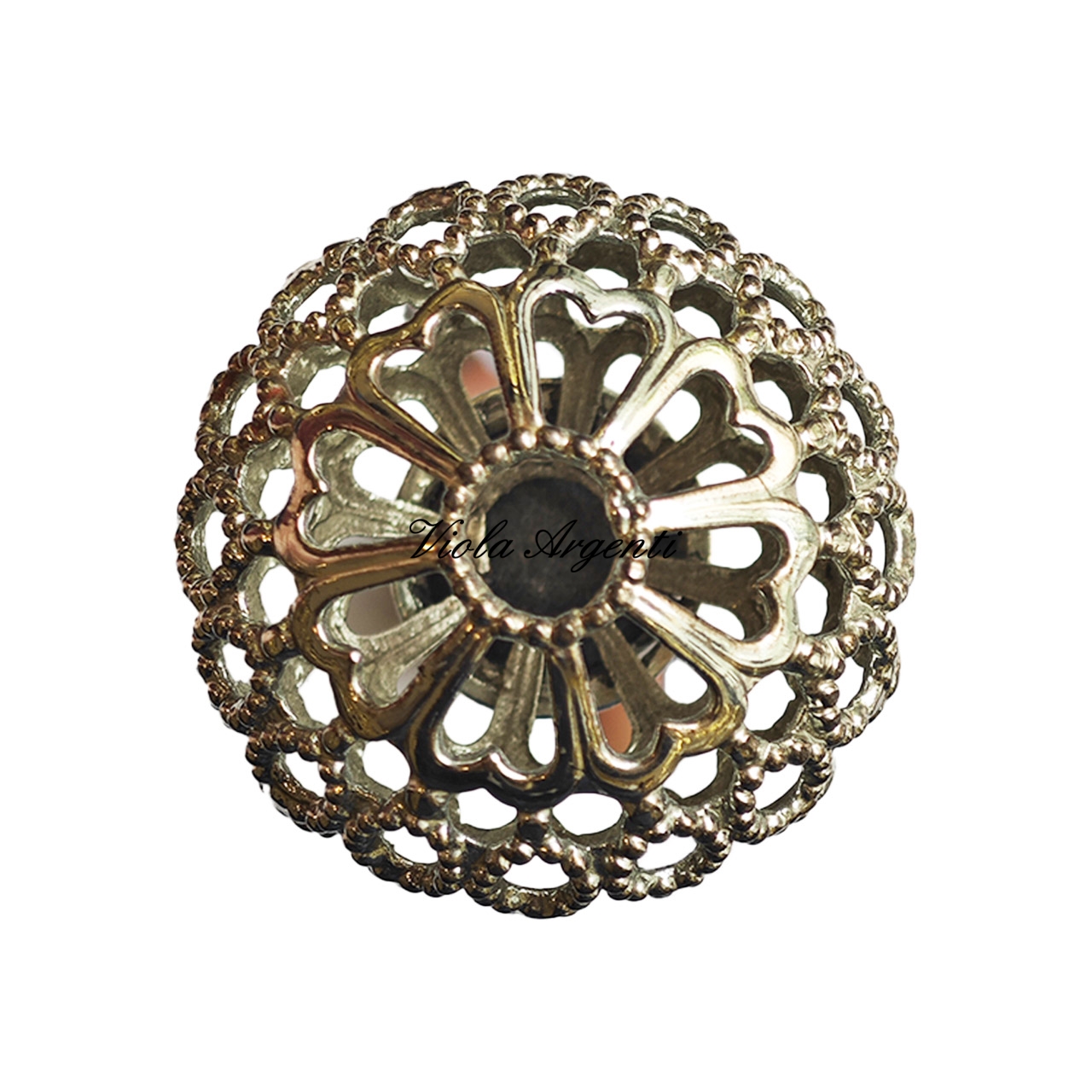 Bastone pomo sfera traforato - 3