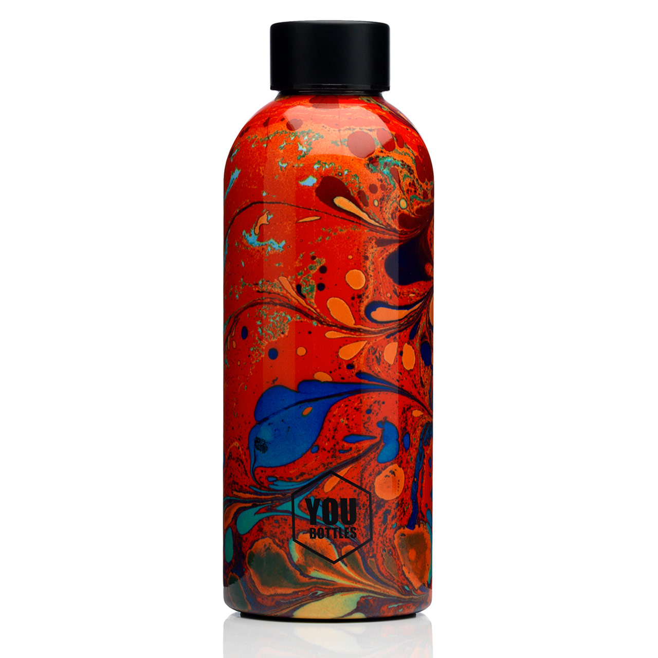 Bottiglia termica Colored Lava di You bottles. Argento online