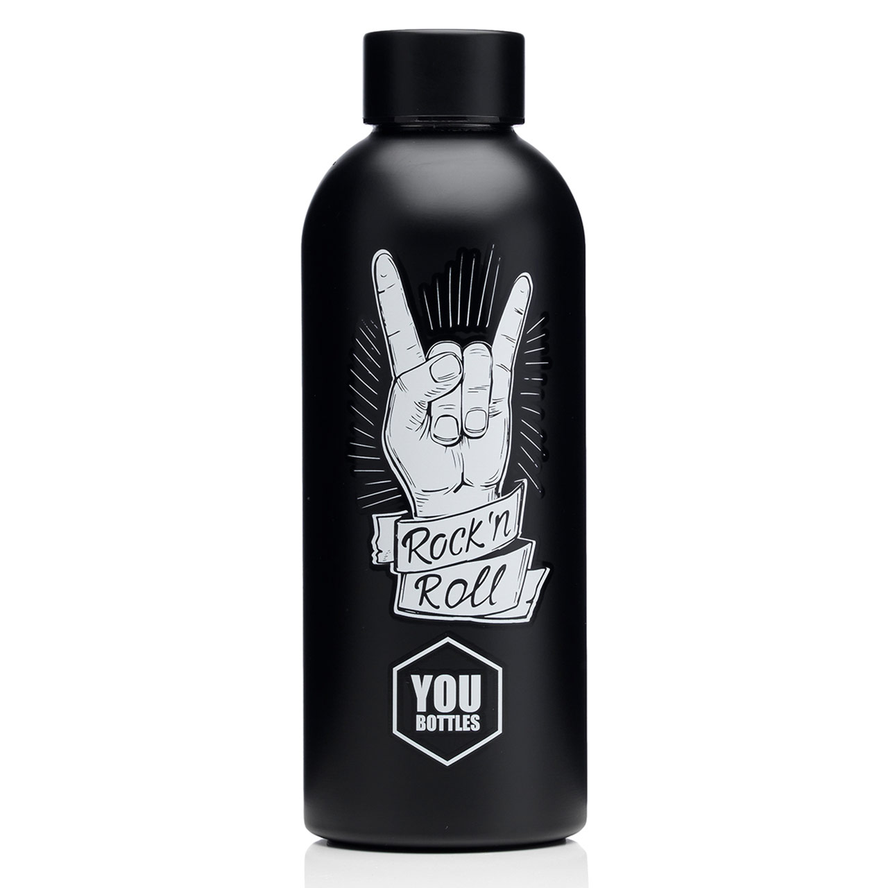Bottiglia termica Rock Style di You bottles. Argento online