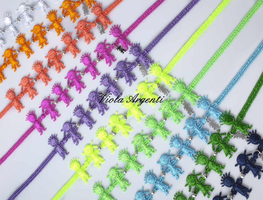 Bracciali ibamboli® colors estivi in pizzo macramé pret a porter