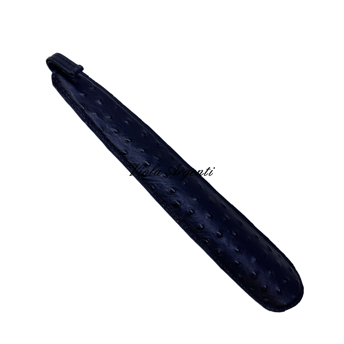 Genuine Crocodile-Print Leather Shoehorn