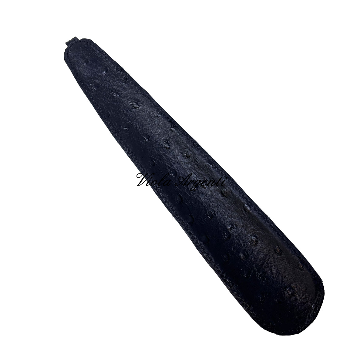 Genuine Crocodile-Print Leather Shoehorn - 3