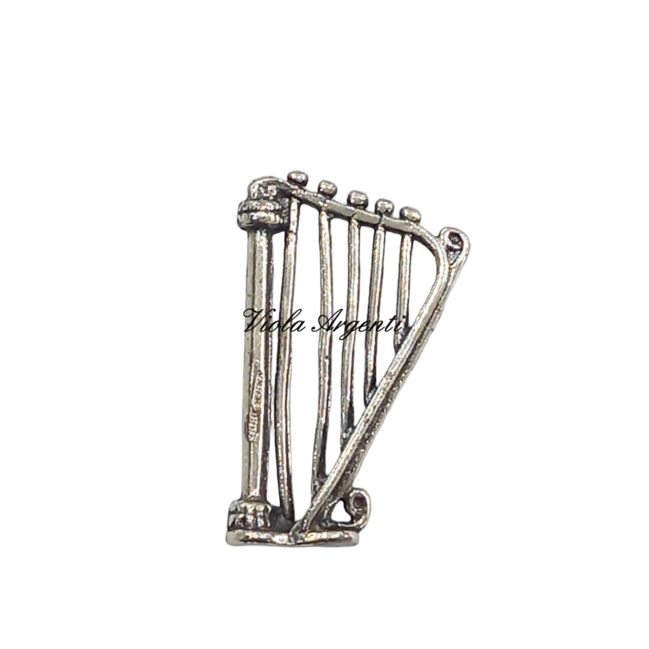 Miniature Harp in 800 Silver