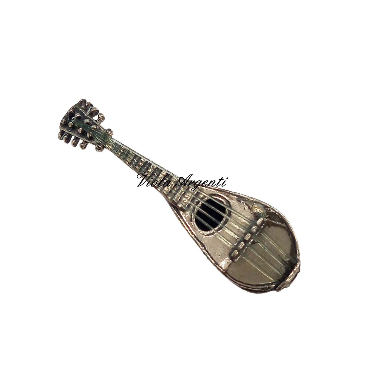 Miniature Mandolin in 800 Silver