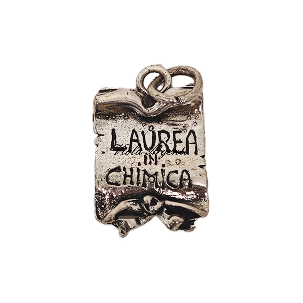 Chemistry graduation parchment pendant