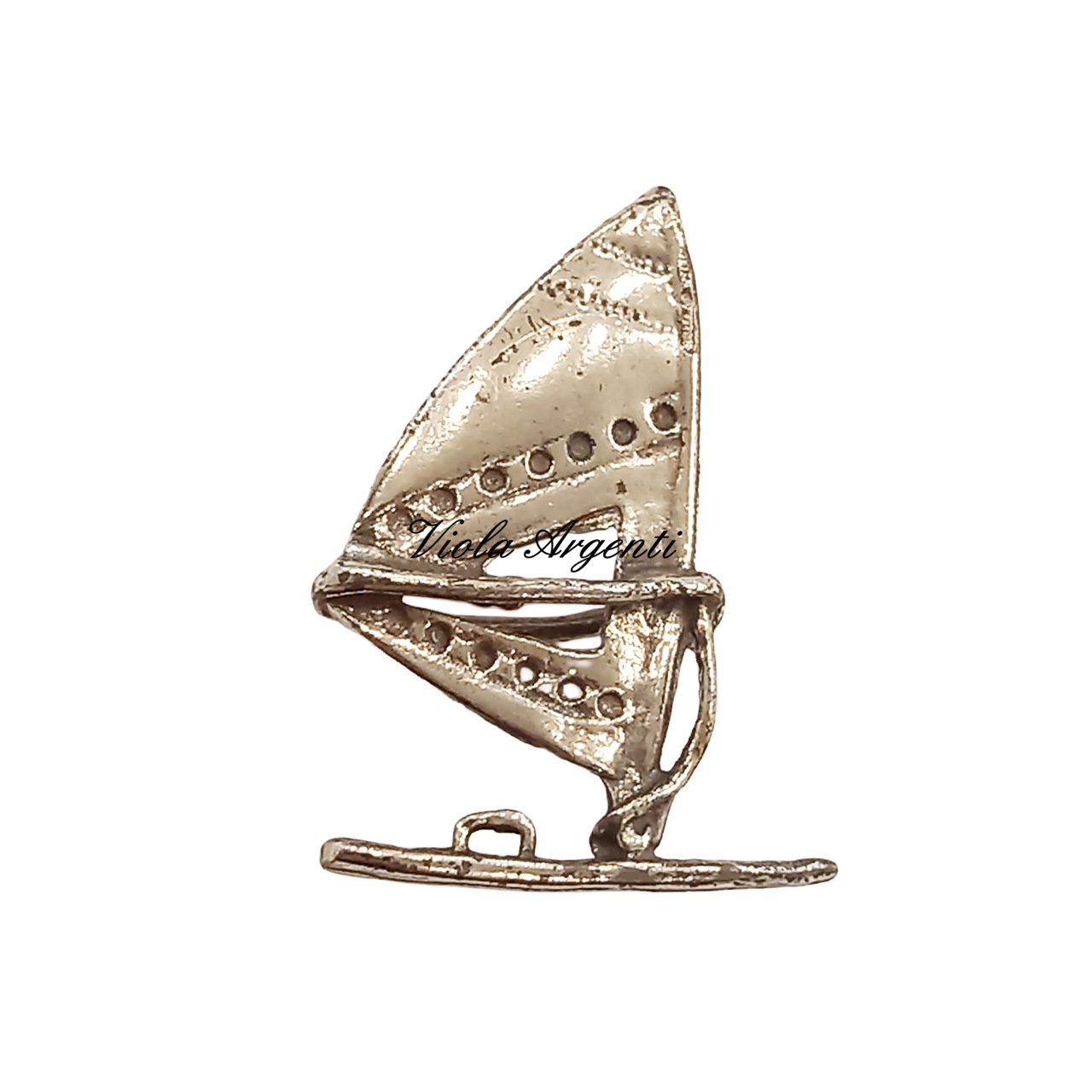 800 Silver Windsurf Miniature