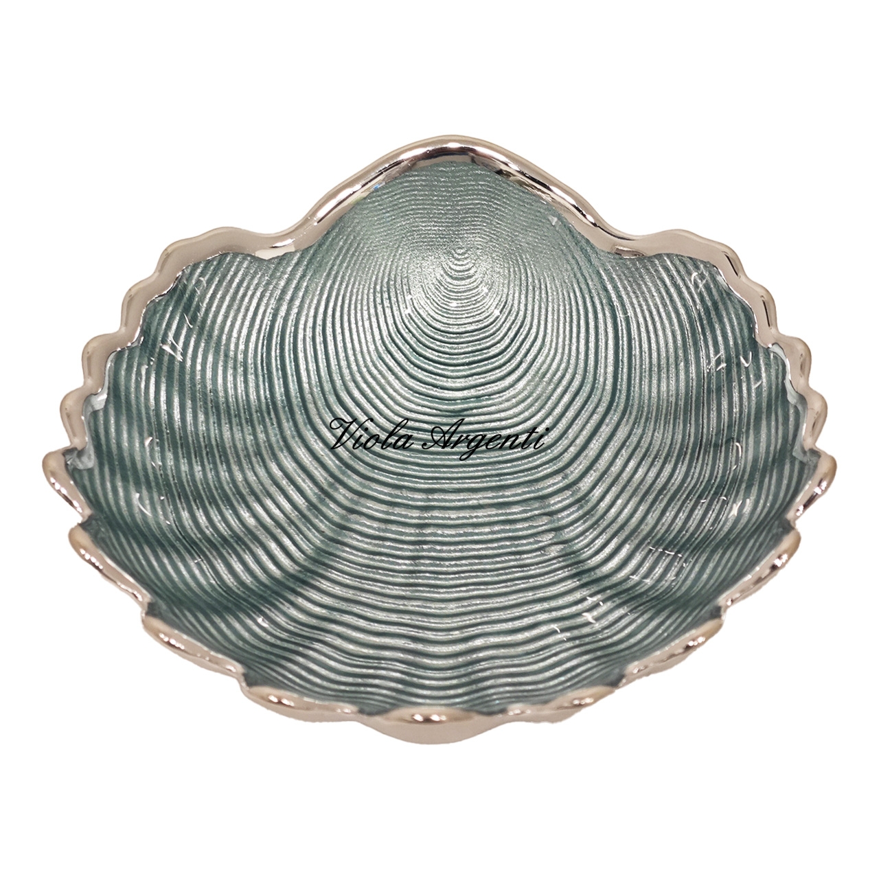 Ciotola conchiglia azzurra