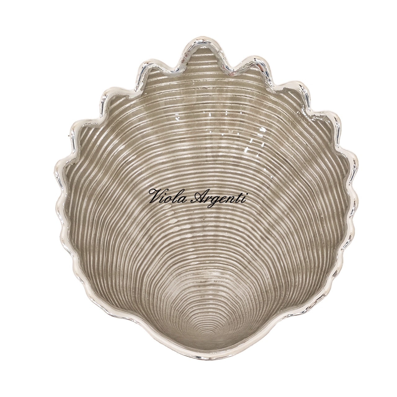 Dove-grey shell bowl