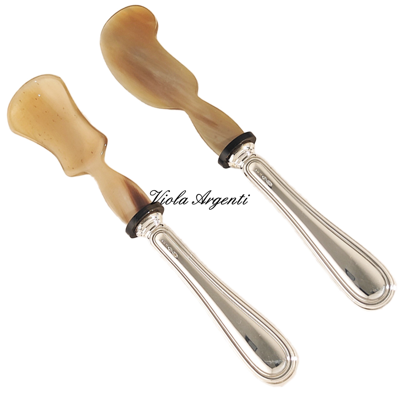 Coltello caviale corno inglese