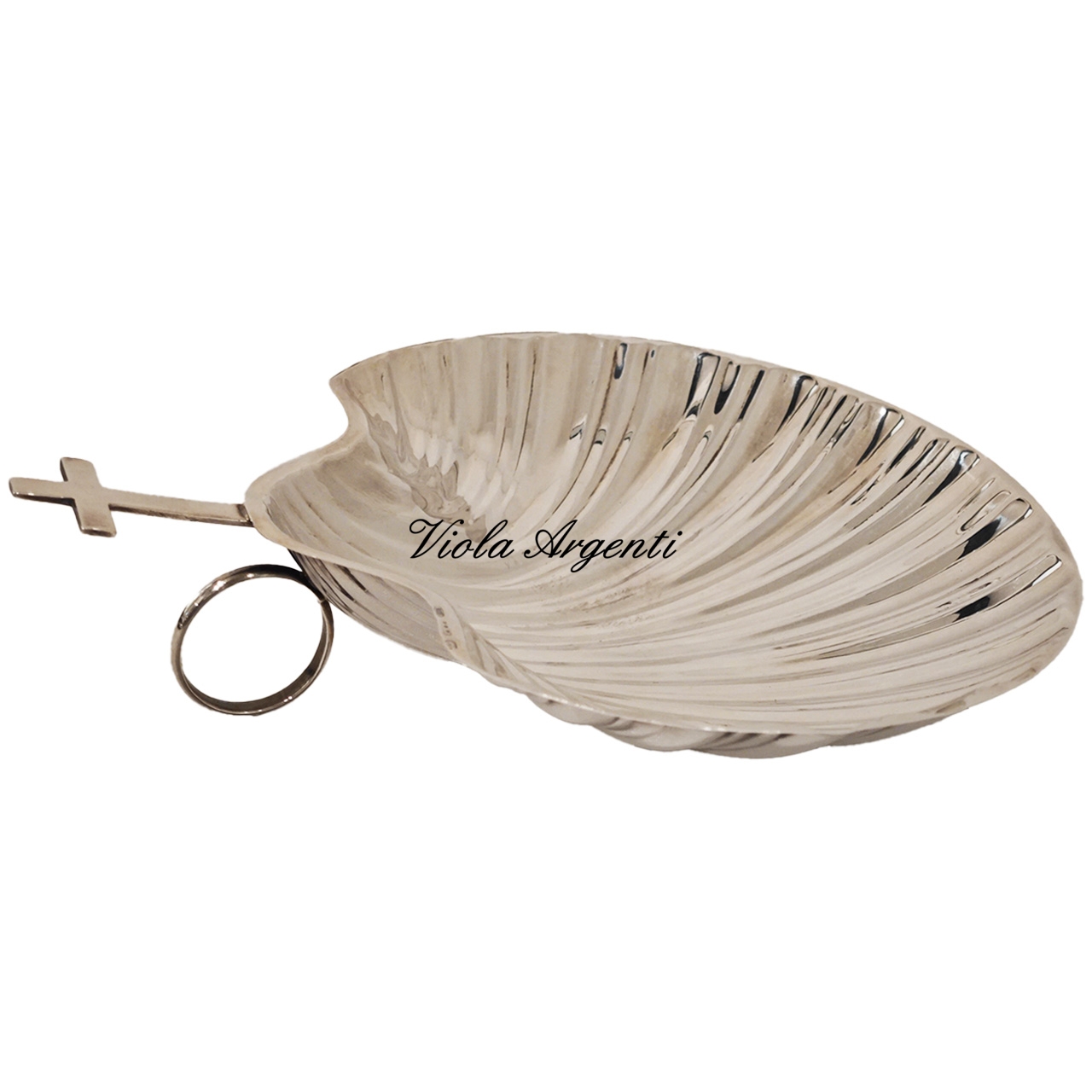 Silver baptismal shell
